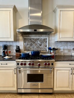 Chef's kitchen appliances